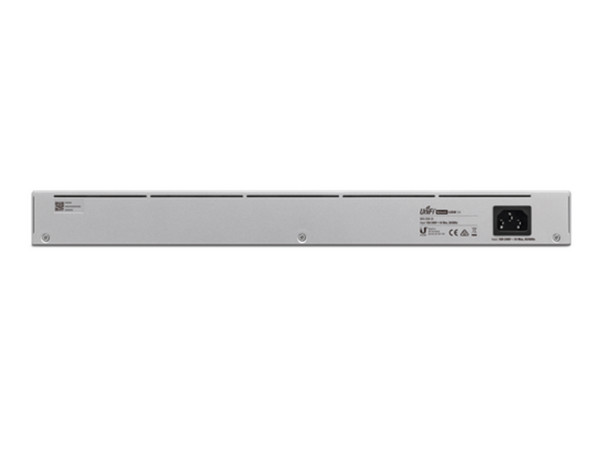 Switch Ubiquiti Networks UniFi USW-24, capa 2 de 24 puertos 10/100/1000, 2 Puertos 1G SFP.