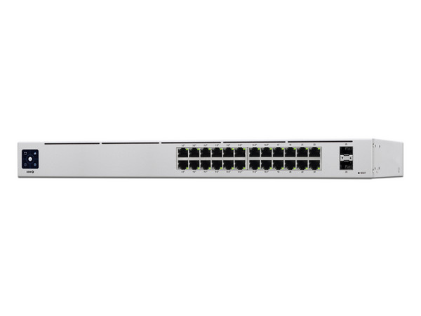 Switch Ubiquiti Networks UniFi 24 PoE USW-24-POE de 24 puertos 10/100/1000, 2 Puertos Ethernet SFP.