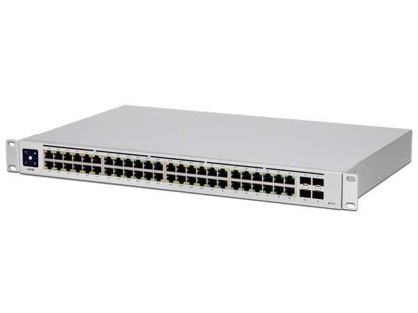 Switch Ubiquiti Networks USW-48-POE de 48 puertos 10/100/1000, (32 PoE+), y 4 x Gigabit SFP.