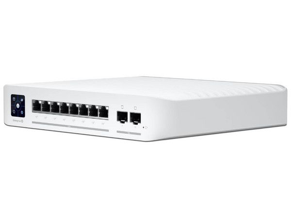 Switch Ubiquiti Networks USW-Enterprise-8-PoE, 8 Puertos RJ-45, 2 Puertos SFP, Color Blanco.