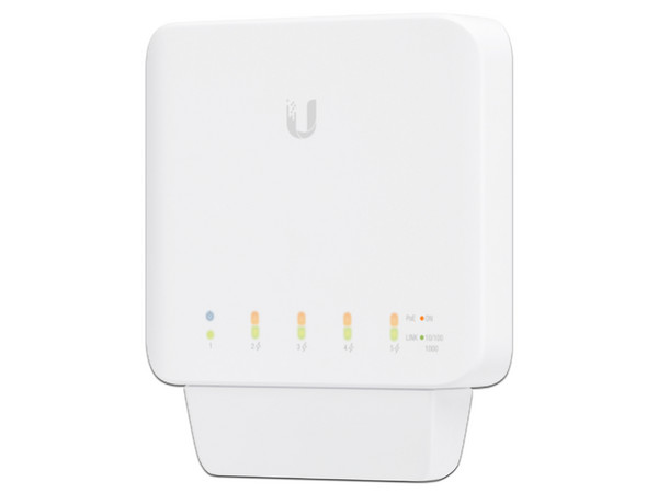 Switch Ubiquiti UniFi Flex de 5 puertos 10/100/1000, Puertos PoE.