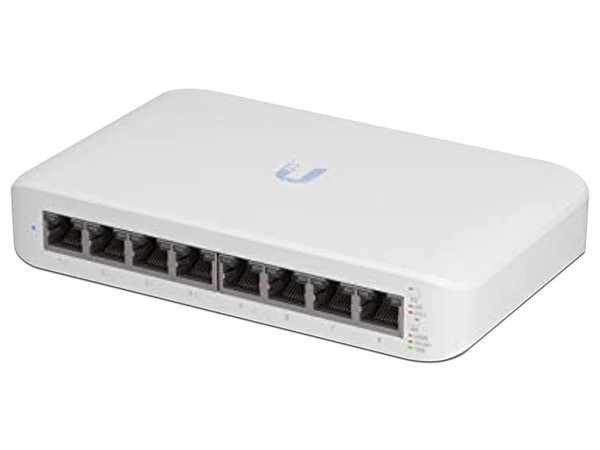 Switch Ubiquiti Networks USW-Lite-8-POE de 8 puertos 10/100/100, PoE.