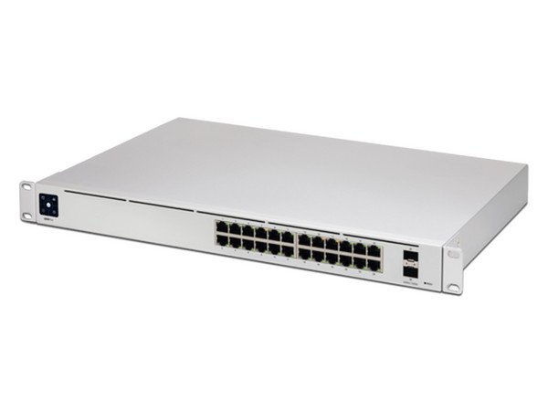 Switch Ubiquiti Networks Pro 48 de 24 Puertos RJ-45 10/100/1000 Mbps, 2 Puertos SFP+, Color Gris.