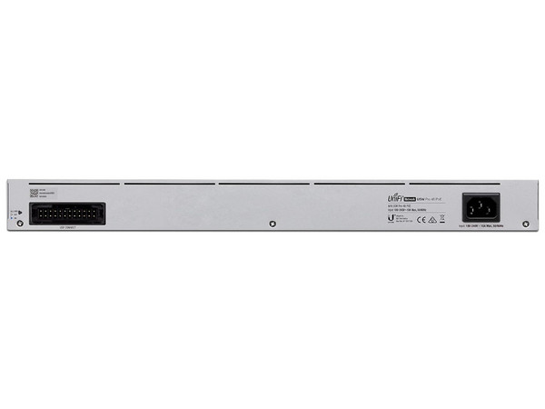 Switch Ubiquiti UniFi USW-PRO-48 de 48 puertos RJ-45 10/100/1000 Mbps, 4 Puertos SFP, Color Blanco.