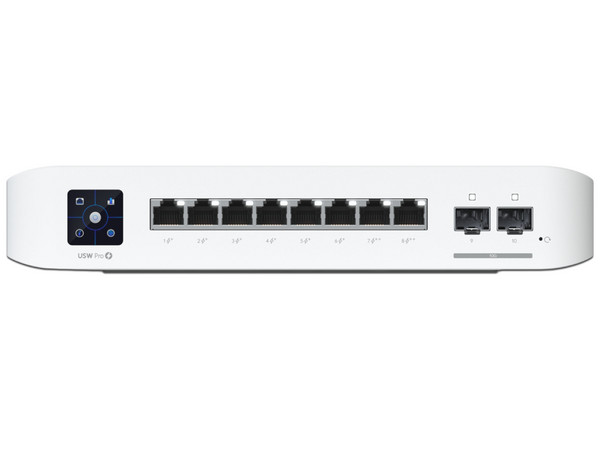 Switch Ubiquiti Networks USW-PRO-8-POE, 8 Puertos RJ-45, 2 Puertos SFP+, Color Blanco.