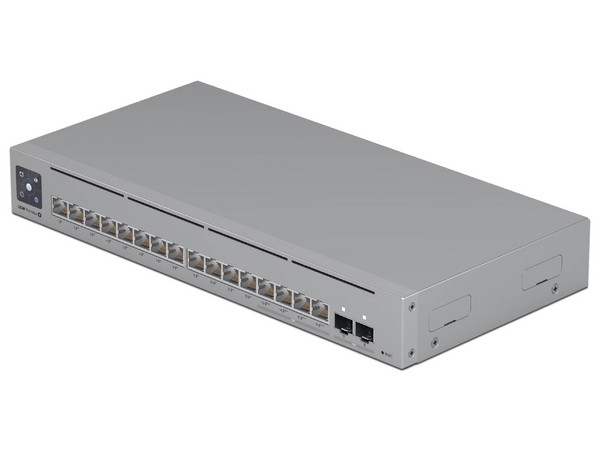 Switch Ubiquiti UniFi Switch Pro Max, 16 Puertos PoE RJ45 10/100/100. Color Gris.