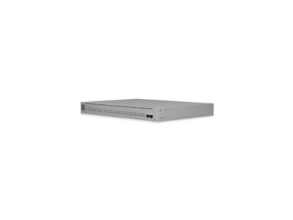 UniFi Switch Pro Max 24 POE, 24 puertos (8x POE++ 2.5GbE, 16x GbE POE+), 2x SFP+ 10G, 400W, pantalla táctil.