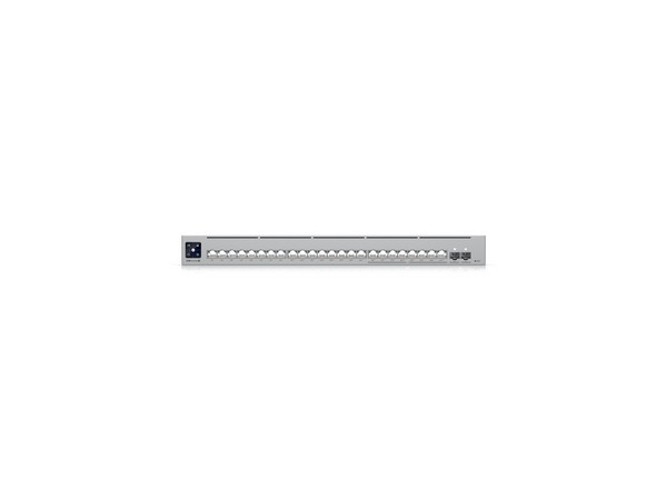 UniFi Switch Pro Max 24 POE, 24 puertos (8x POE++ 2.5GbE, 16x GbE POE+), 2x SFP+ 10G, 400W, pantalla táctil.