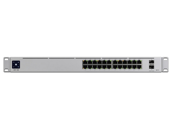 Switch Ubiquiti Networks UniFi Pro 24 PoE, de 24 puertos 10/100/1000, 2 Puertos Ethernet SFP.
