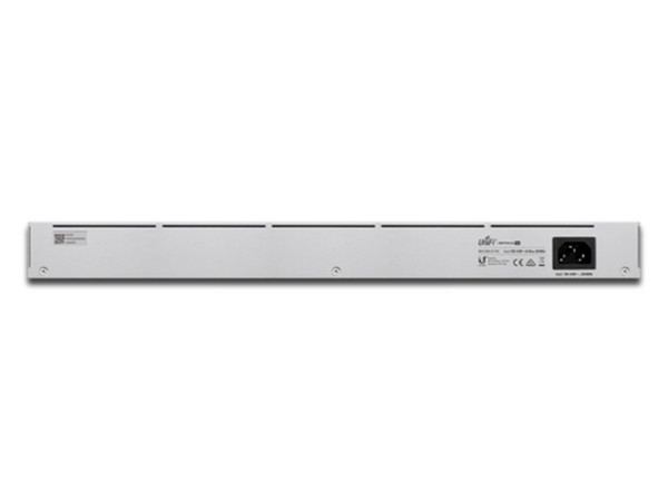 Switch Gigabit Ubiquiti USW24POE Gen 2 capa 2 de 24 puertos 10/100/1000 Mbps, con 16 puertos PoE y 2 Gigabit SFP.