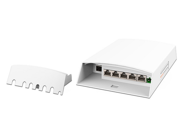 Switch Wi-Tek WI-PS306GF-O-DC, 5 Puertos RJ-45 100/1000Mbps, 1 Puertos UpLink SFP, 1 Puerto SFP, Color Blanco.