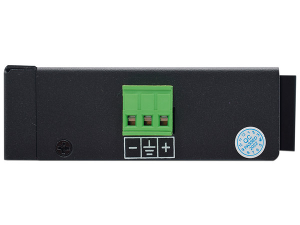 Inyector de Corriente Wi-Tek WIPOE55SBTIDC de 1 Puerto Ethernet, 1 Puerto PoE RJ-45, 802.3af/at/bt, hasta 100m.