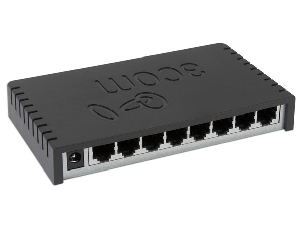 Switch 3Com de 8 Puertos, 10/100 Mbps