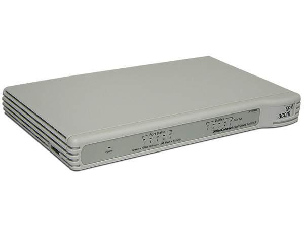 Switch 3Com OfficeConnect de 5 puertos 10/100MBPS