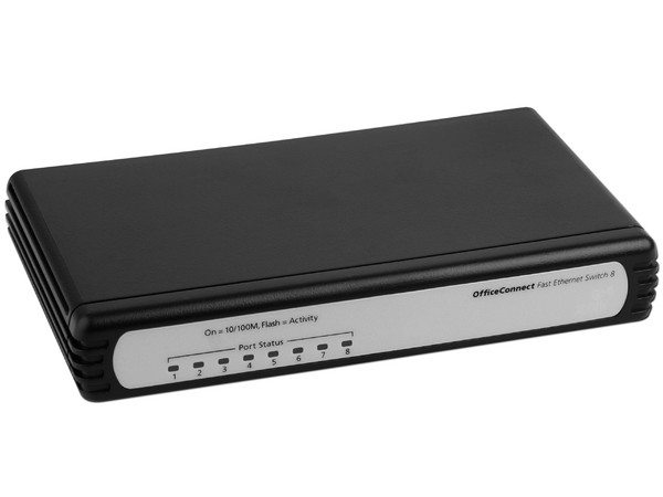Switch OfficeConect 3Com de 8 Puertos, 10/100 Mbps
