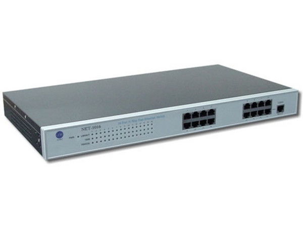 AIMC Power Switch de 16 puertos, Switching HUB 10/100 Mbps. Full Duplex.