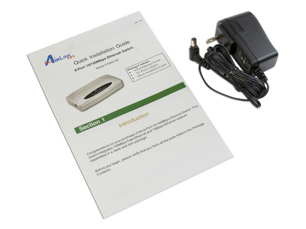 Switch AirLink 101 de 8 Puertos 10/100Mbps