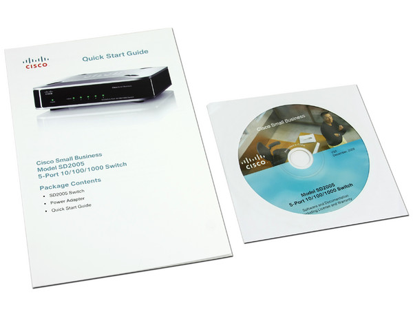 Switch Cisco Gigabit Small Business SD2005 de 5 Puertos, 10/100/1000Mbps