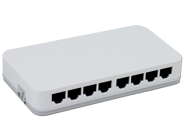 Switch D-Link DES-1008A de 8 Puertos 10/100 Mbps.