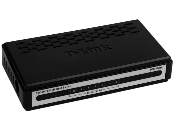 Paquete de 3 Switch D-Link DES-1008A de 8 Puertos 10/100Mbps