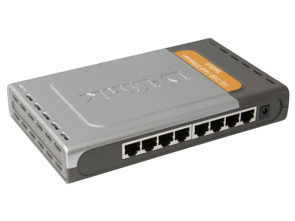 Switch D-Link DES-1008D de 8 Puertos 10/100Mbps
