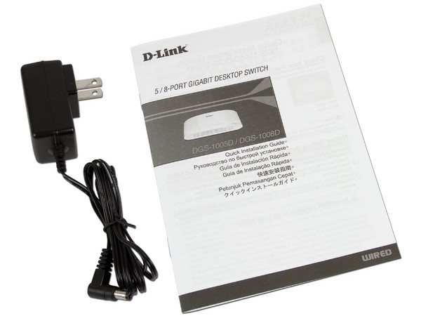 Switch Gigabit D-Link de 8 Puertos.