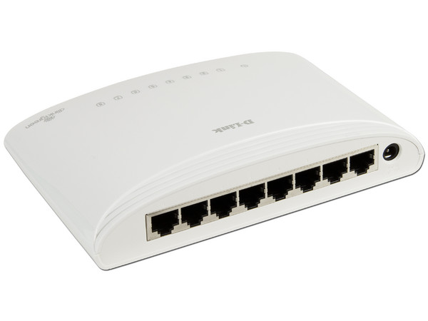 Switch Gigabit D-Link de 8 Puertos.