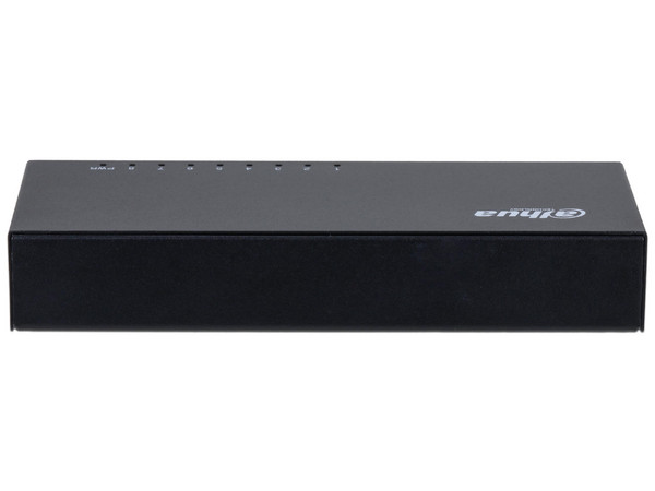 Switch DAHUA PFS3008-8ET-L, 8 Puertos 10/100, Conmutación 1.6 Gbps, Diseño Compacto, Capa 2.