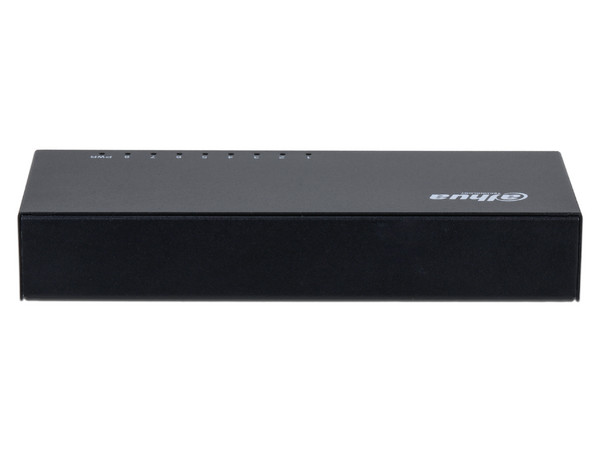Switch Dahua PFS3008-8GT de 8 puertos Gigabit Ethernet.