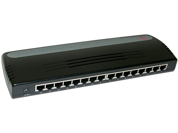 Switch  ENCORE, Full duplex / Half duplex, 16 Puertos, 10/100Mbps.