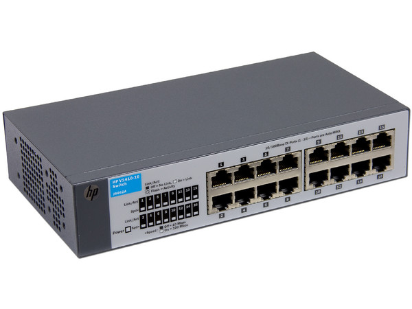 Switch HP 1410-16 de 16 Puertos 10/100 Mbps.