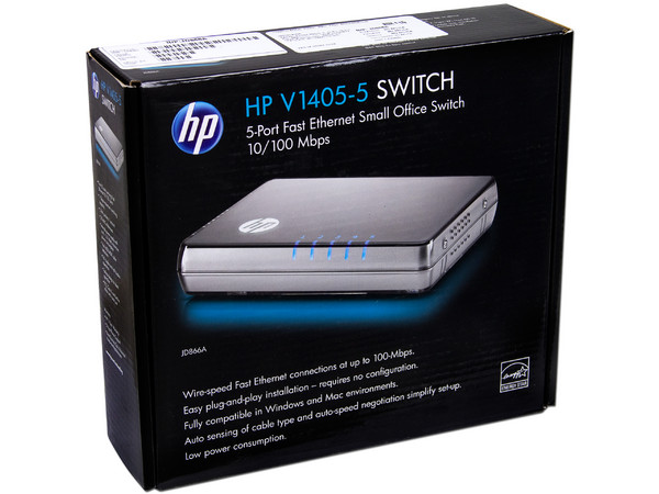 Switch HP V1405-5 de 5 Puertos 10/100 Mbps.