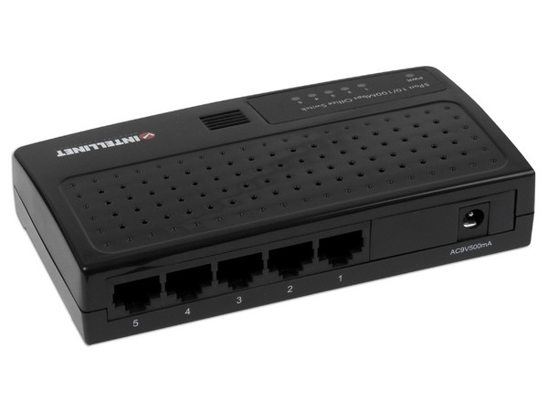 Switch INTELLINET de 5 Puertos 10/100Mbps