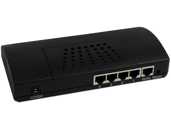 Ruteador INTELLINET Cable/DSL con 4 puertos de10/100Mbps.