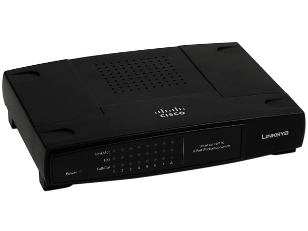 Workgroup Switch Linksys de 8 Puertos, 10/100Mbps