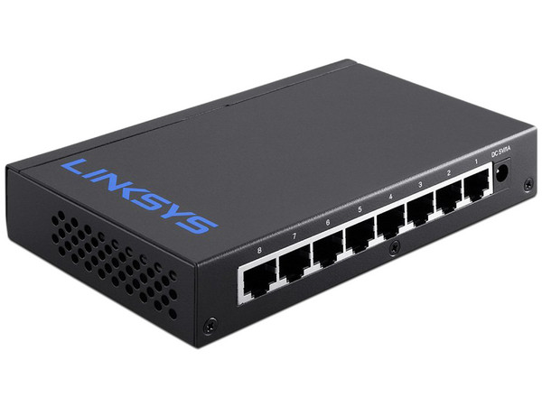 Switch Gigabit LINKSYS LGS108 de 8 Puertos, 10/100/1000 Mbps
