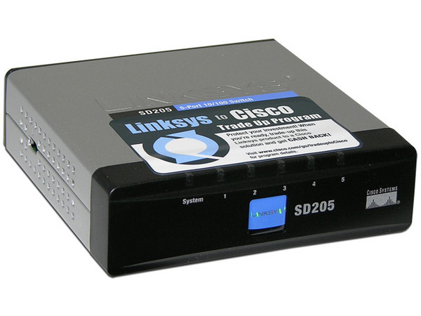 Switch Linksys de 5 Puertos 10/100Mbps