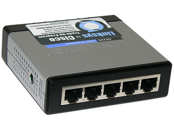 Switch Linksys de 5 Puertos 10/100Mbps