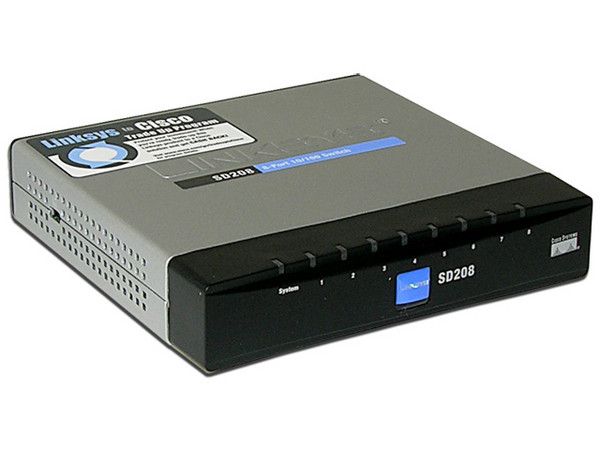 Switch Linksys de 8 Puertos 10/100Mbps