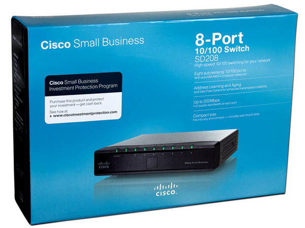 Switch Linksys de 8 Puertos 10/100Mbps