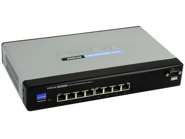 Switch Linksys SRW208 de 8 Puertos, 10/100Mbps, WebWiew