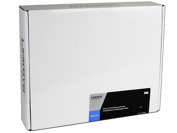 Switch Linksys 	SRW208G de 9 puertos (8 puertos 10/100, 1 puerto Gigabit y 1 miniGBIC combinados), WebView