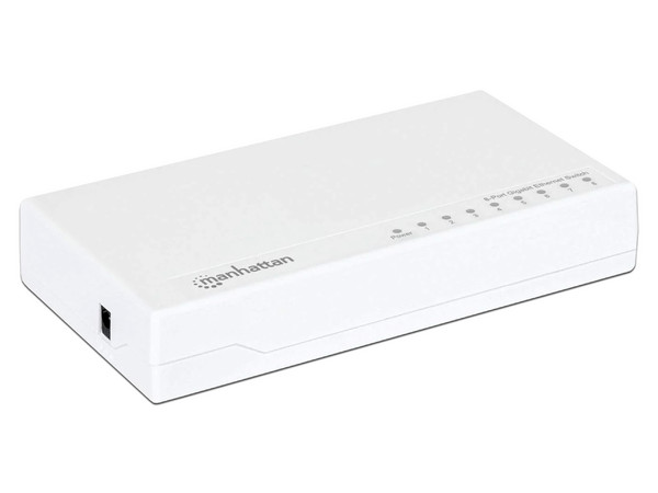 Switch Manhattan de 8 puertos Gigabit Ethernet, 10/100/1000 Mbps.