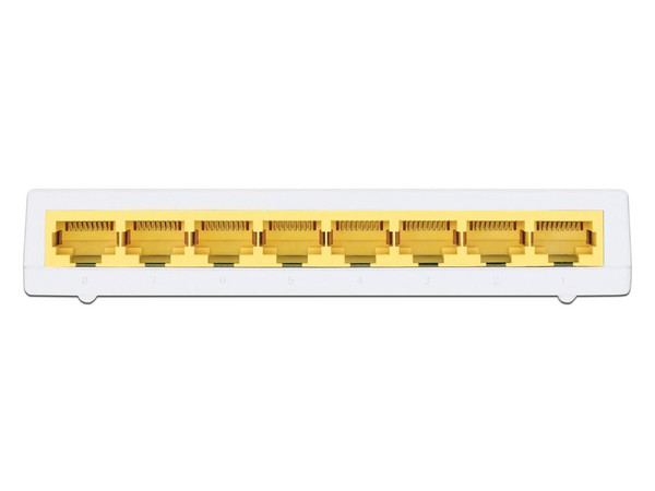 Switch Manhattan de 8 puertos Gigabit Ethernet, 10/100/1000 Mbps.