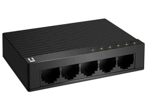 Switch NETIS modelo ST3105C,5 puertos 10/100Mbps Switch de escritorio con Seguro de conector incorporado,No administrable