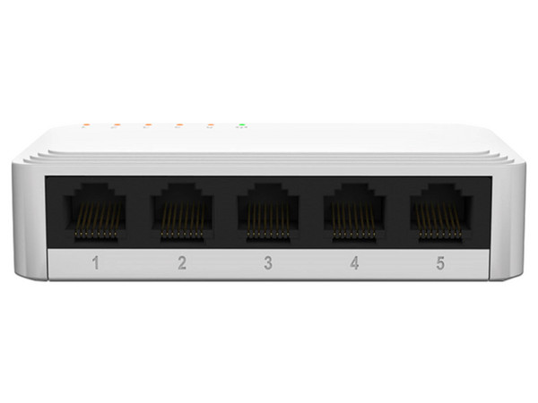Switch Nexxt NW235NXT01, 5 Puertos RJ-45 10/100/1000 Mbps, Color Blanco.
