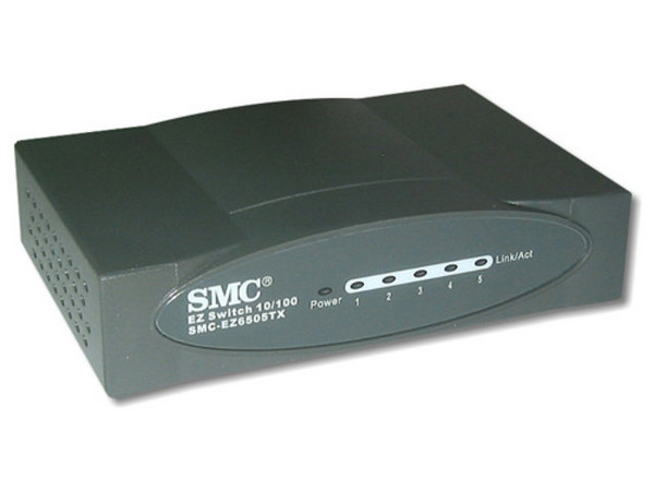 Switch SMC de 5 Puertos 10/100 Mbps