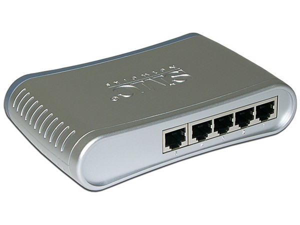 Switch SMC FS5 Fast Ethernet de sobremesa, 5 puertos 10/100