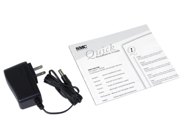 Switch SMC FS8 Fast Ethernet de sobremesa, 8 puertos 10/100