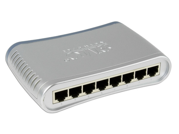 Switch SMC FS8 Fast Ethernet de sobremesa, 8 puertos 10/100